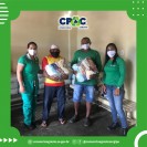 CPAC DISTRIBUI CESTAS BÁSICAS DOADAS PELO MP/SE, ATRAVÉS DO PROJETO SALVAR VIDAS, PARA CATADORES DA COOPERMA, EM MALHADOR/SE.