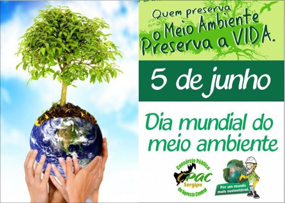 5 de junho - DIA MUNDIAL DO MEIO AMBIENTE