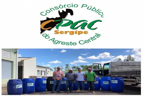 ENTREGA DE TONEIS COLETORES AO MUNICÍPIO DE CAMPO DO BRITO