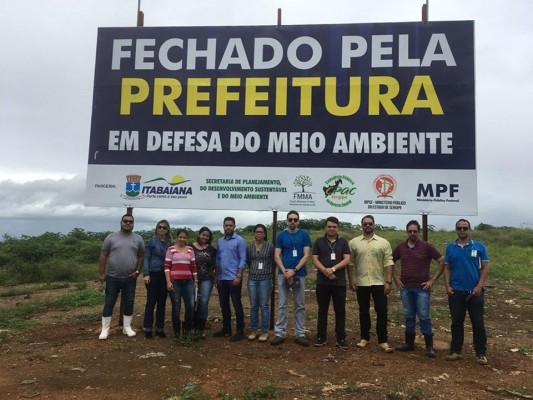 CPAC realiza visita técnica em lixão do município de Itabaiana.
