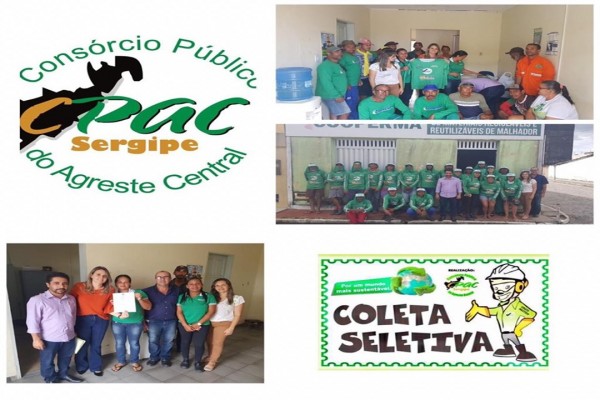 CPAC faz entrega de fardamentos e EPIS aos Catadores de Materiais Recicláveis da Cooperativa de Malhador/Se.
