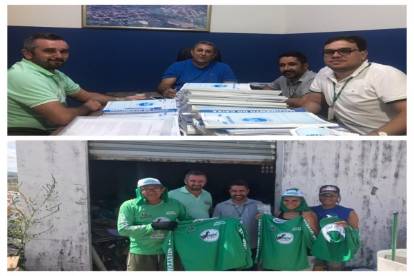 Consórcio Público e Prefeitura de Moita Bonita firmam metas para regularizar e reformar Centro Regional de Triagem de Materiais Recicláveis