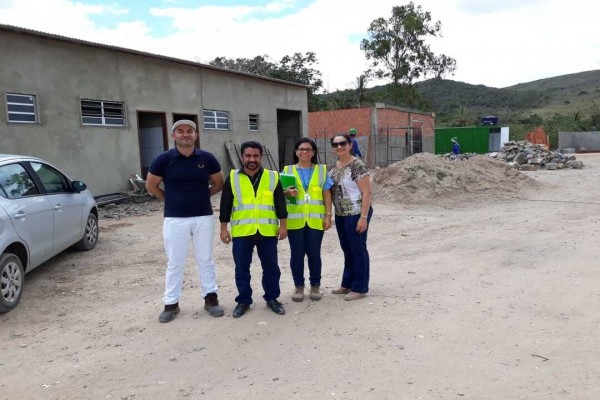 Agreste Sergipano: CPAC visita obras do Centro Regional de Triagem do município de Malhador