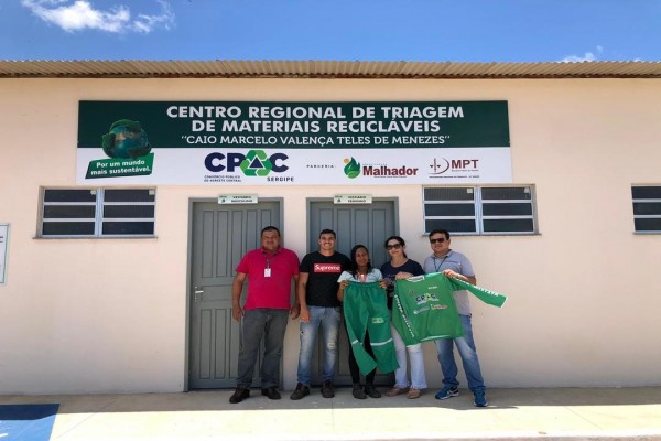 CPAC: Últimos preparativos para inauguração do Centro de Triagem de Materiais Recicláveis em Malhador