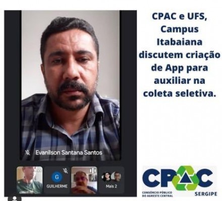 CPAC e UFS – Campus Itabaiana discutem criação de software para auxiliar na coleta seletiva