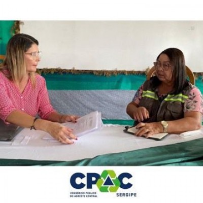 Cooperativa de Catadores de recicláveis em Frei Paulo.