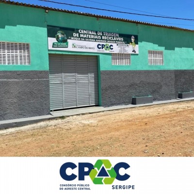 CPAC E PREFEITURA DE CAMPO DO BRITO INAUGURAM MAIS UMA CENTRAL DE TRIAGEM NO AGRESTE SERGIPANO.